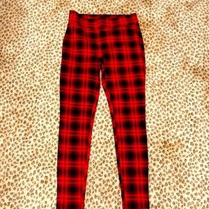 Ann Taylor Loft plaid leggings, NWT